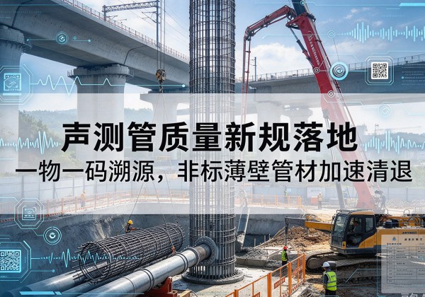 青岛声测管质量新规落地，一物一码溯源，非标薄壁管材加速清退
